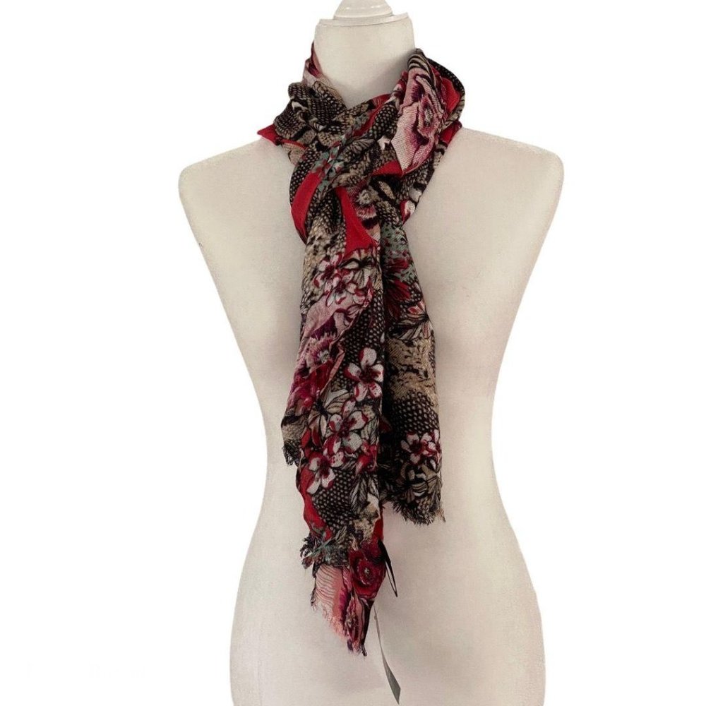 Inc International Concepts Red Floral